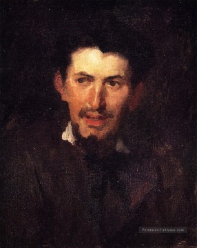 Portrait d’un camarade Portrait d’artiste Frank Duveneck Peinture à l'huile